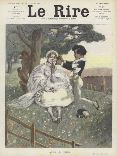 Illustrazione per Le Rire da Adolphe Leon Willette